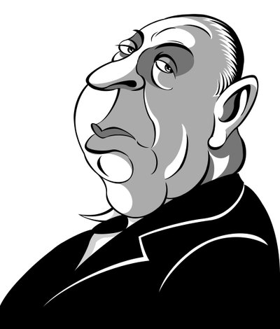 Alfred Hitchcock by Neale Osborne